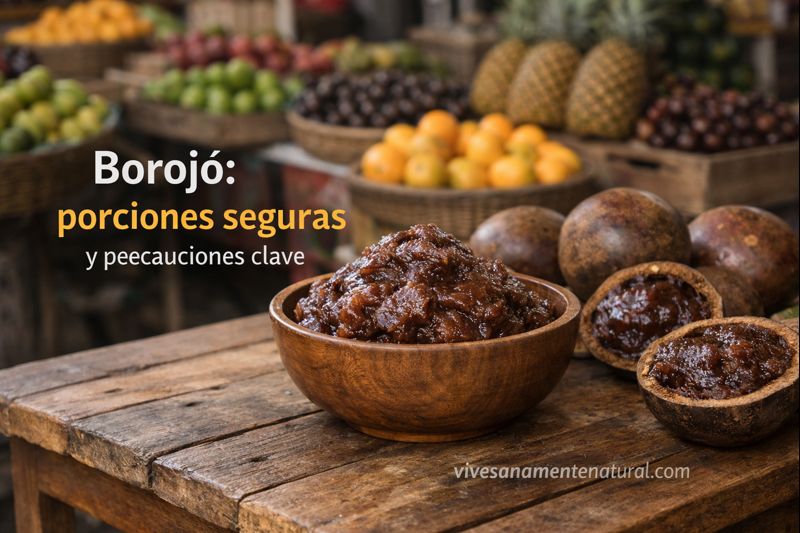 Borojó: porciones seguras y precauciones clave