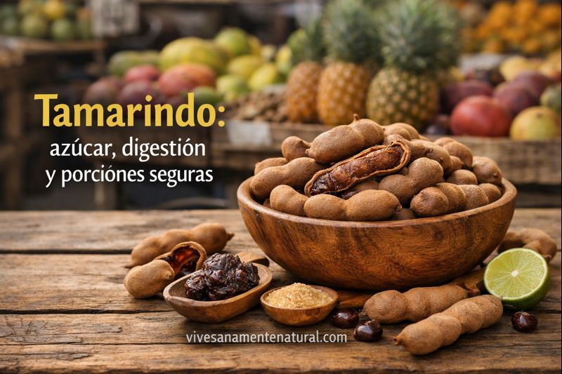 Tamarindo: azúcar, digestión y porciones seguras