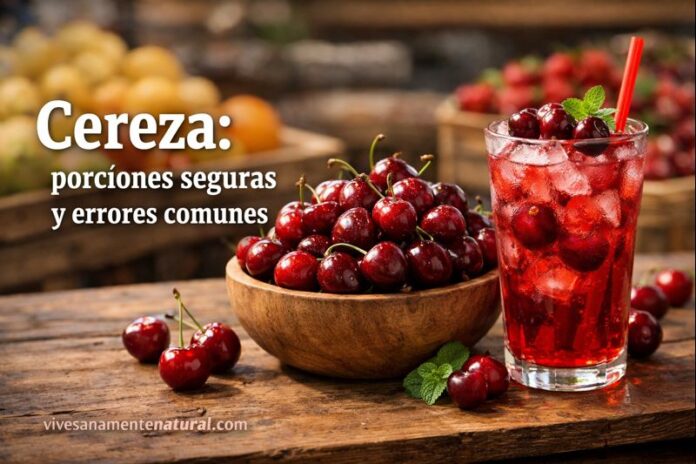 Cereza porciones seguras y errores comunes Cereza: porciones seguras y errores comunes
