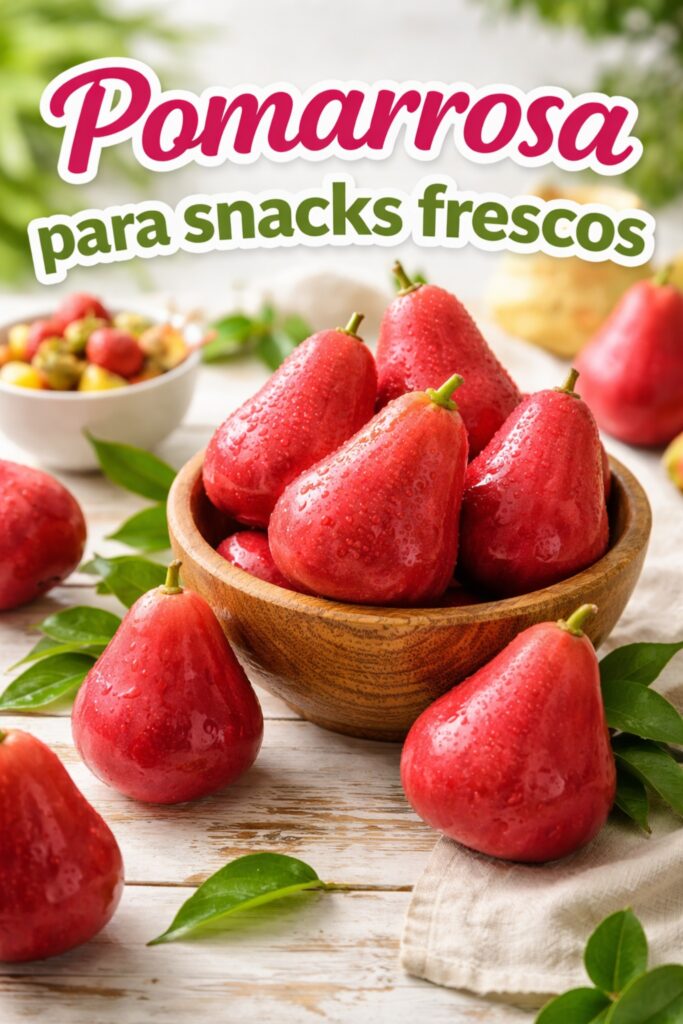 Pomarrosa para snacks frescos
