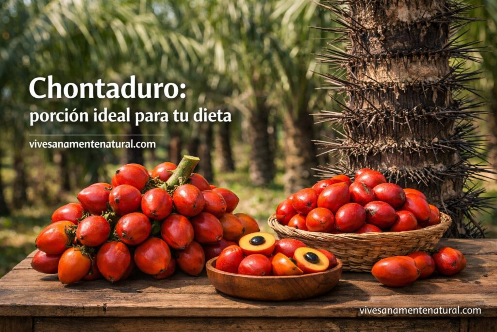 Chontaduro: porción ideal para tu dieta