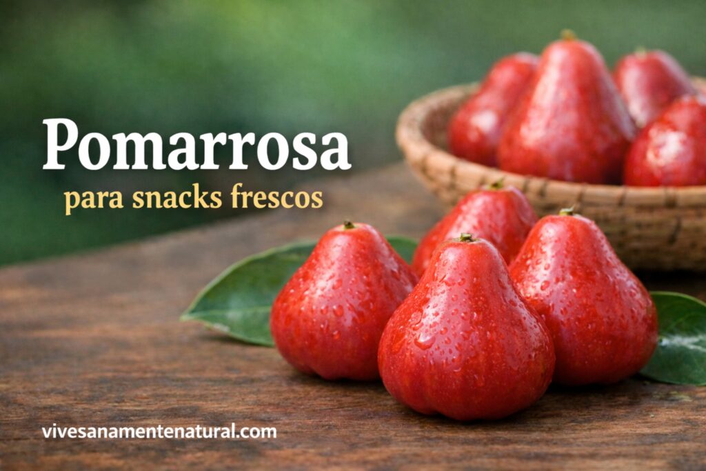 Pomarrosa para snacks frescos