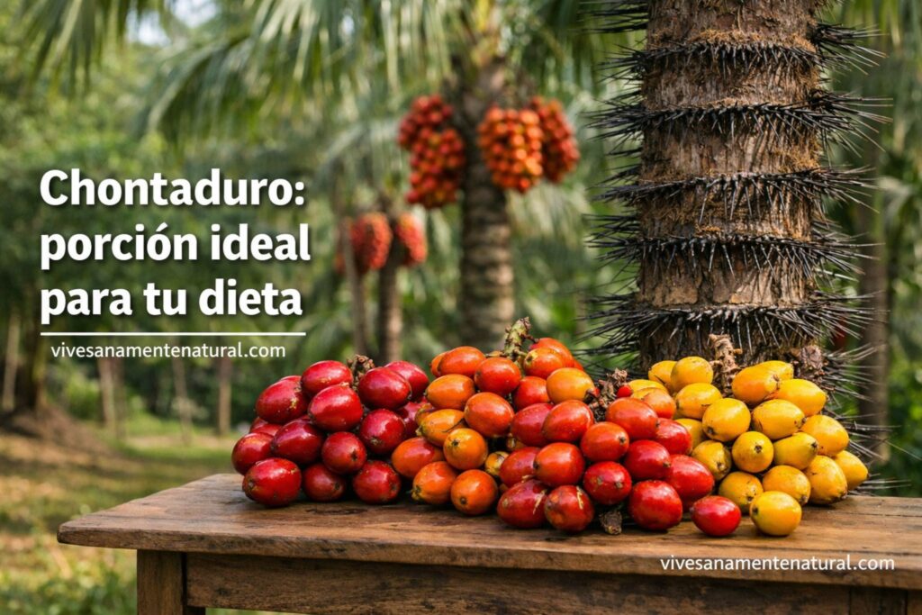 Chontaduro: porción ideal para tu dieta