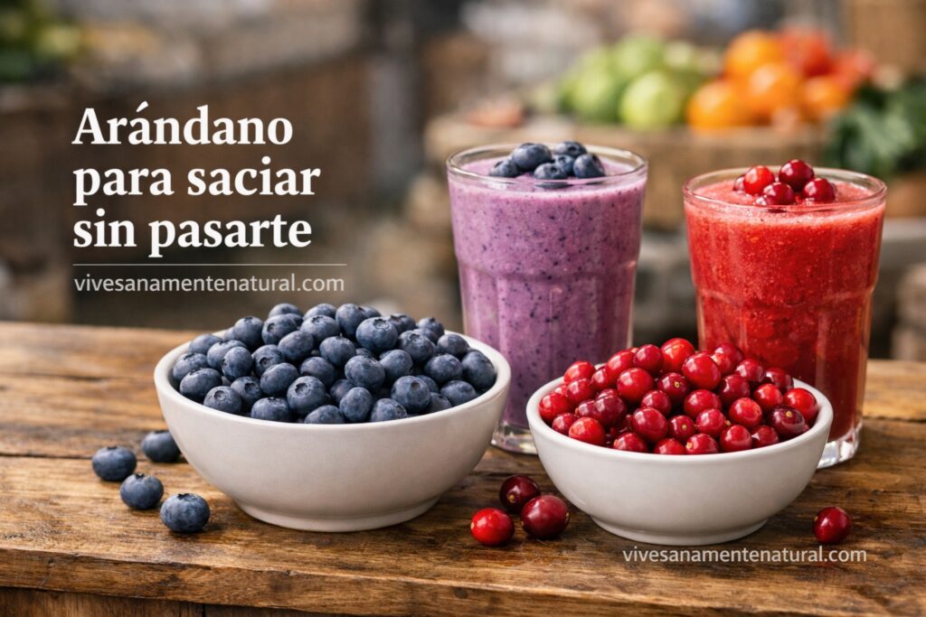 Arándano para saciar sin pasarte