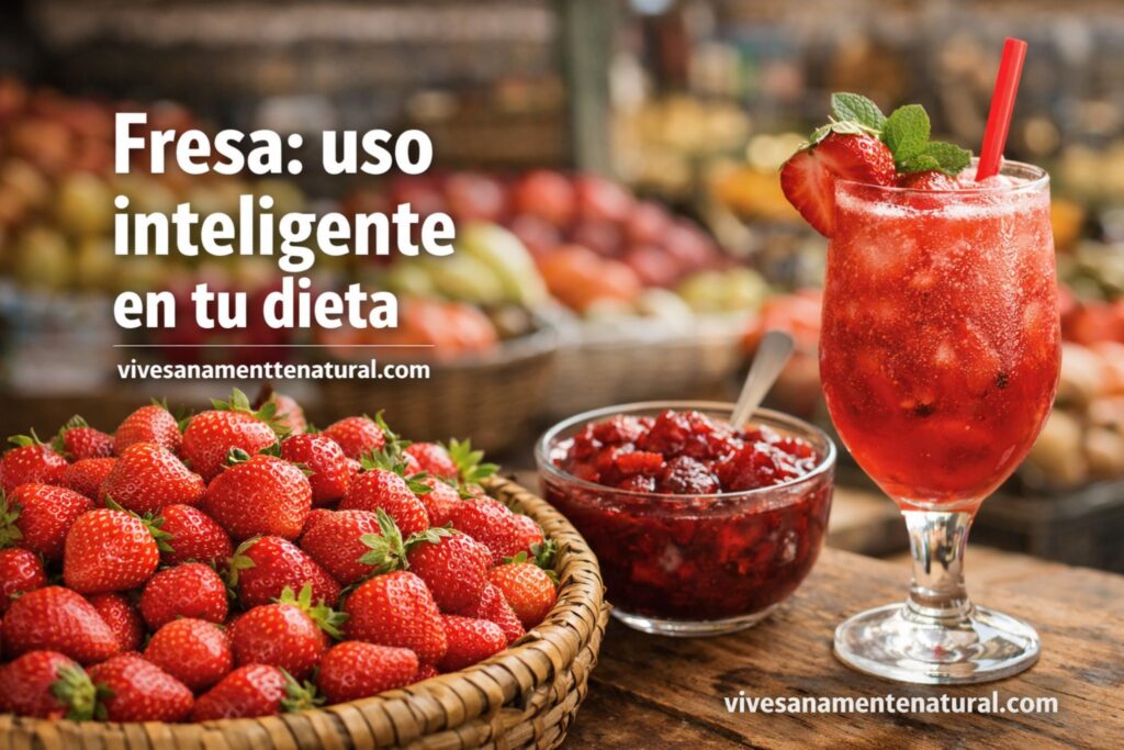Fresa: uso inteligente en tu dieta