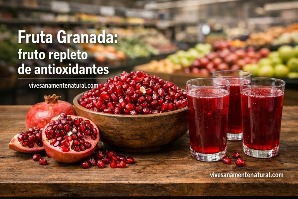 Fruta Granada: fruto repleto de antioxidantes
