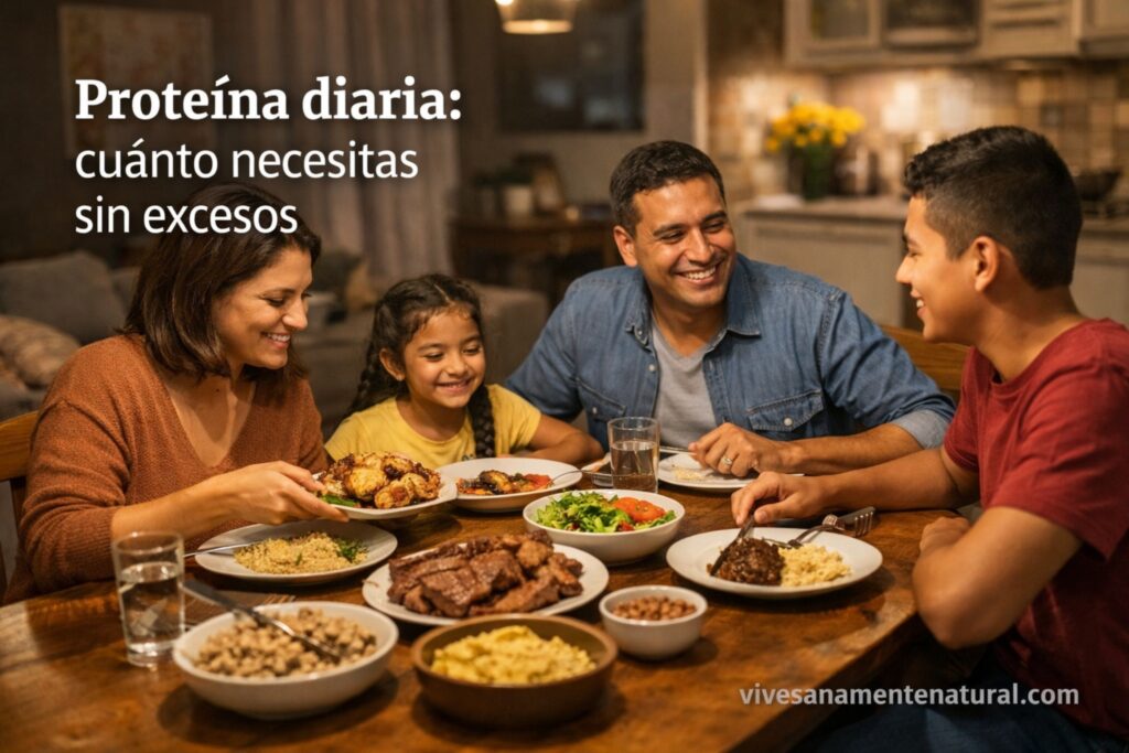 Proteína diaria: cuánto necesitas sin excesos