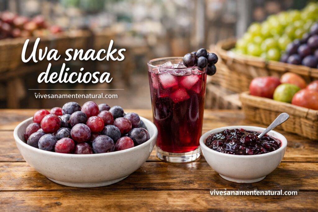 Uva snacks deliciosa