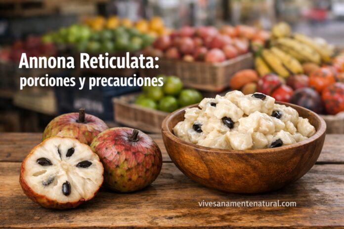 Annona Reticulata: porciones y precauciones