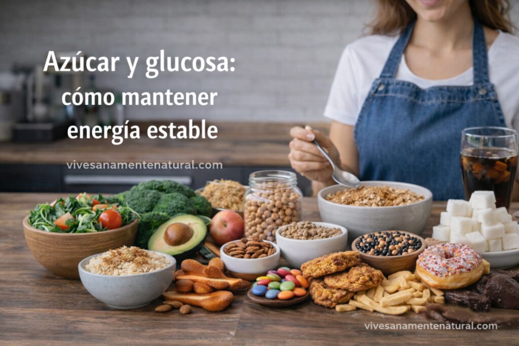 Azúcar y glucosa: cómo mantener energía estable
