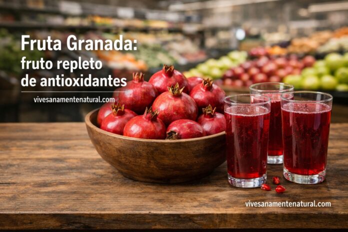 Fruta Granada: fruto repleto de antioxidantes