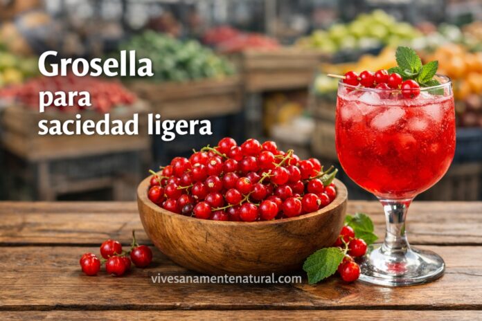 Grosella para saciedad ligera