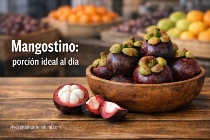 Mangostino: porción ideal al día