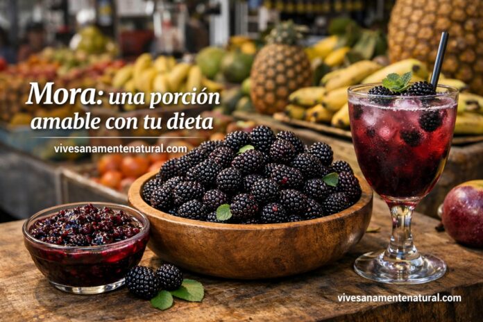 Mora: una porción amable con tu dieta