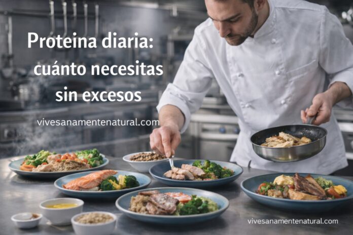 Proteína diaria: cuánto necesitas sin excesos