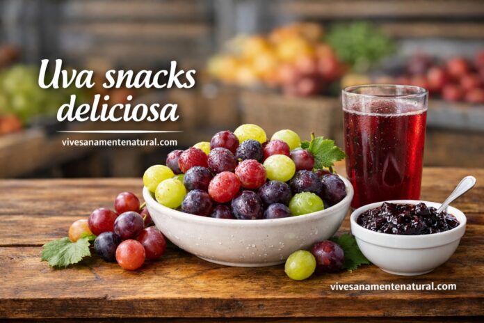 Uva snacks deliciosa