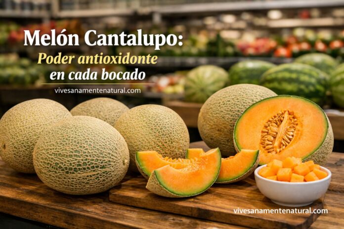 Melón Cantalupo Poder antioxidante en cada bocado Melón Cantalupo: Poder antioxidante en cada bocado