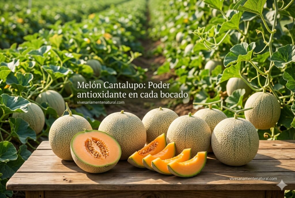 Cantalupo: Poder antioxidante en cada bocado
