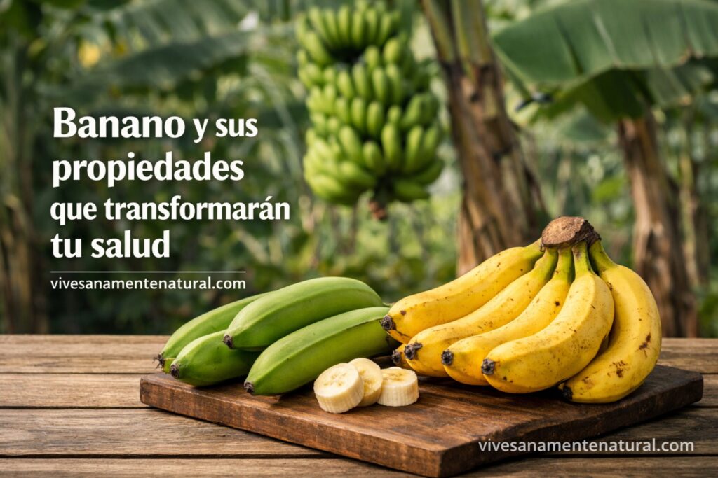 Banano y sus propiedades que transformaran tu salud