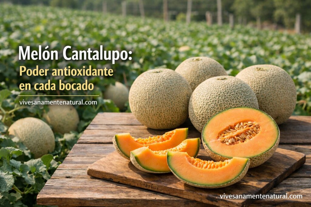 Cantalupo: Poder antioxidante en cada bocado