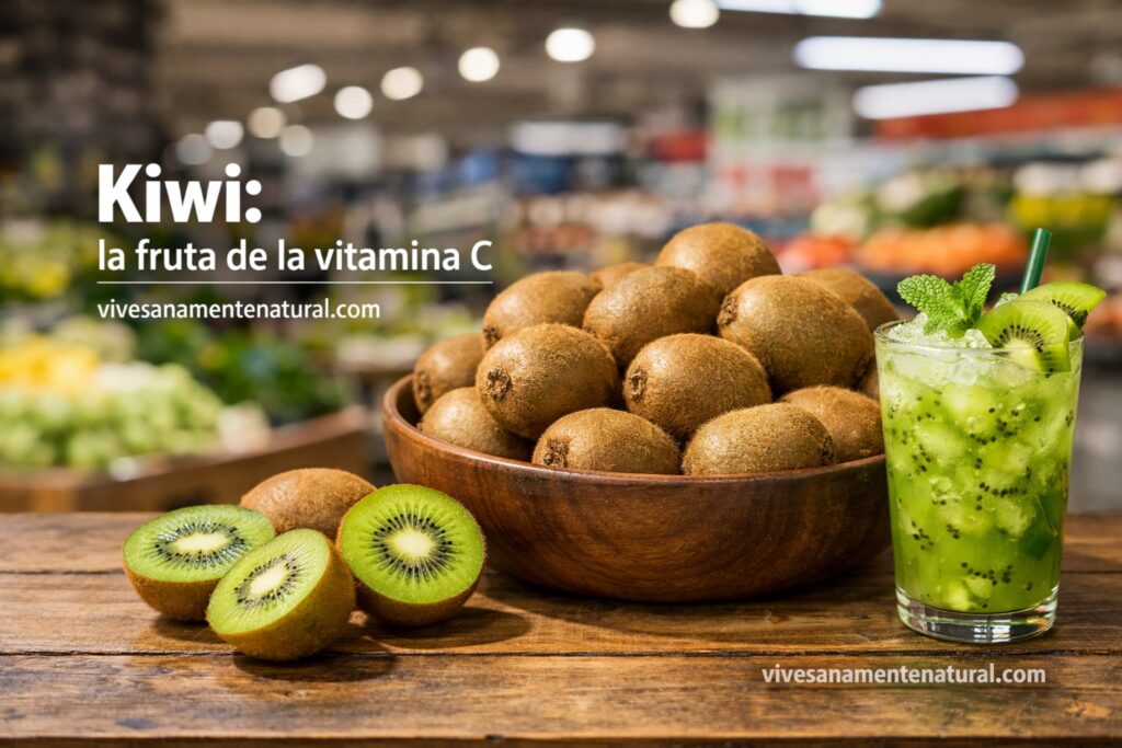 Kiwi: la fruta de la vitamina C