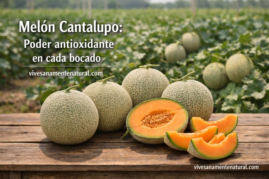 Melón Cantalupo: Poder antioxidante en cada bocado