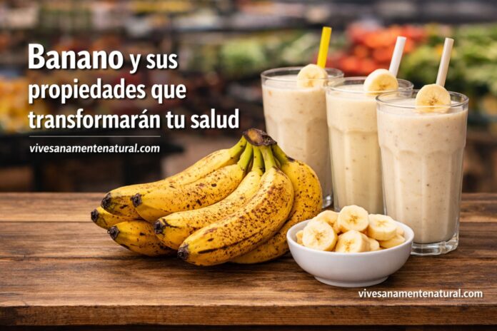Banano y sus propiedades que transformaran tu salud