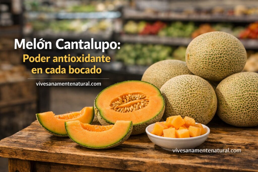 Melón Cantalupo: Poder antioxidante en cada bocado