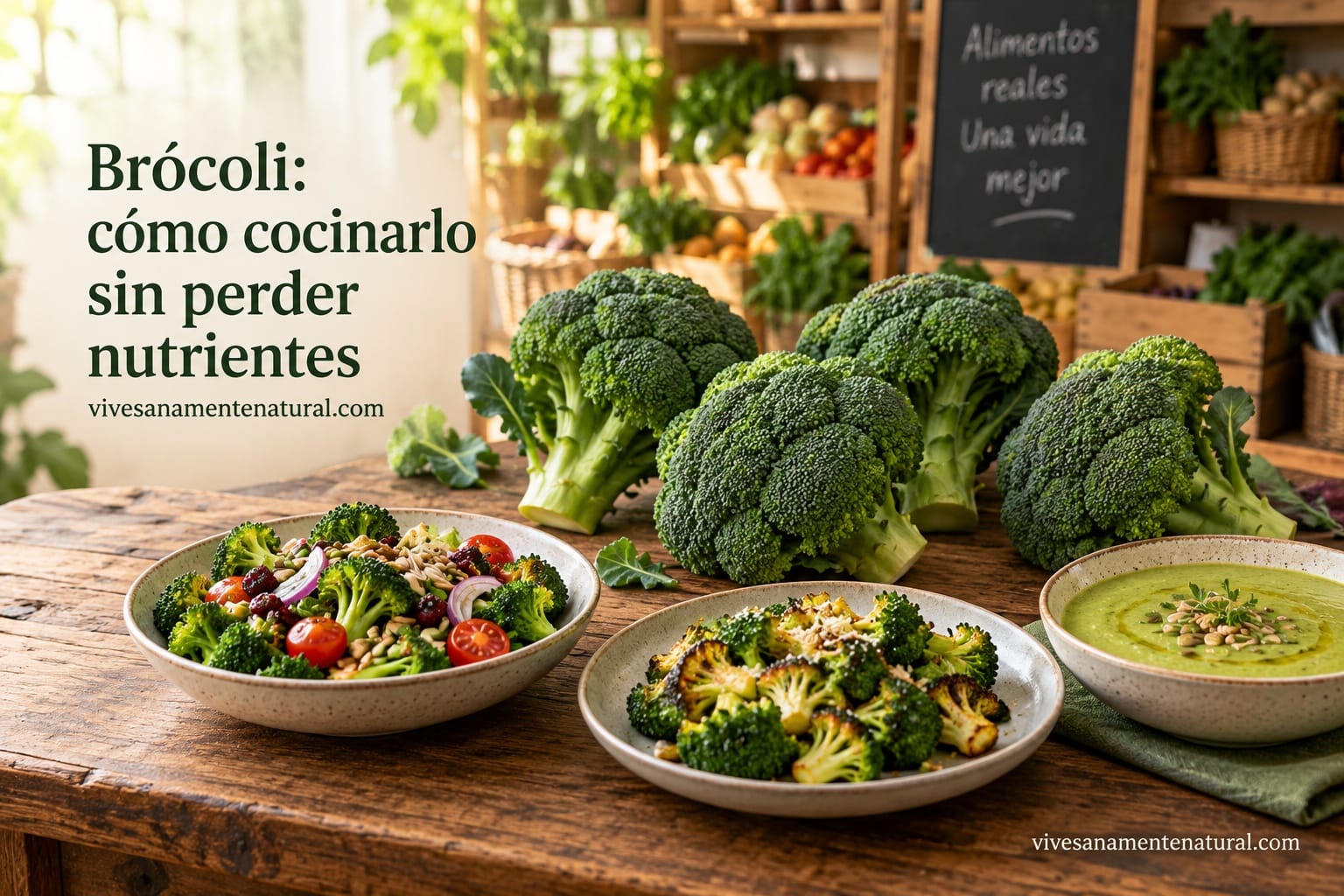Brócoli: cómo cocinarlo sin perder nutrientes