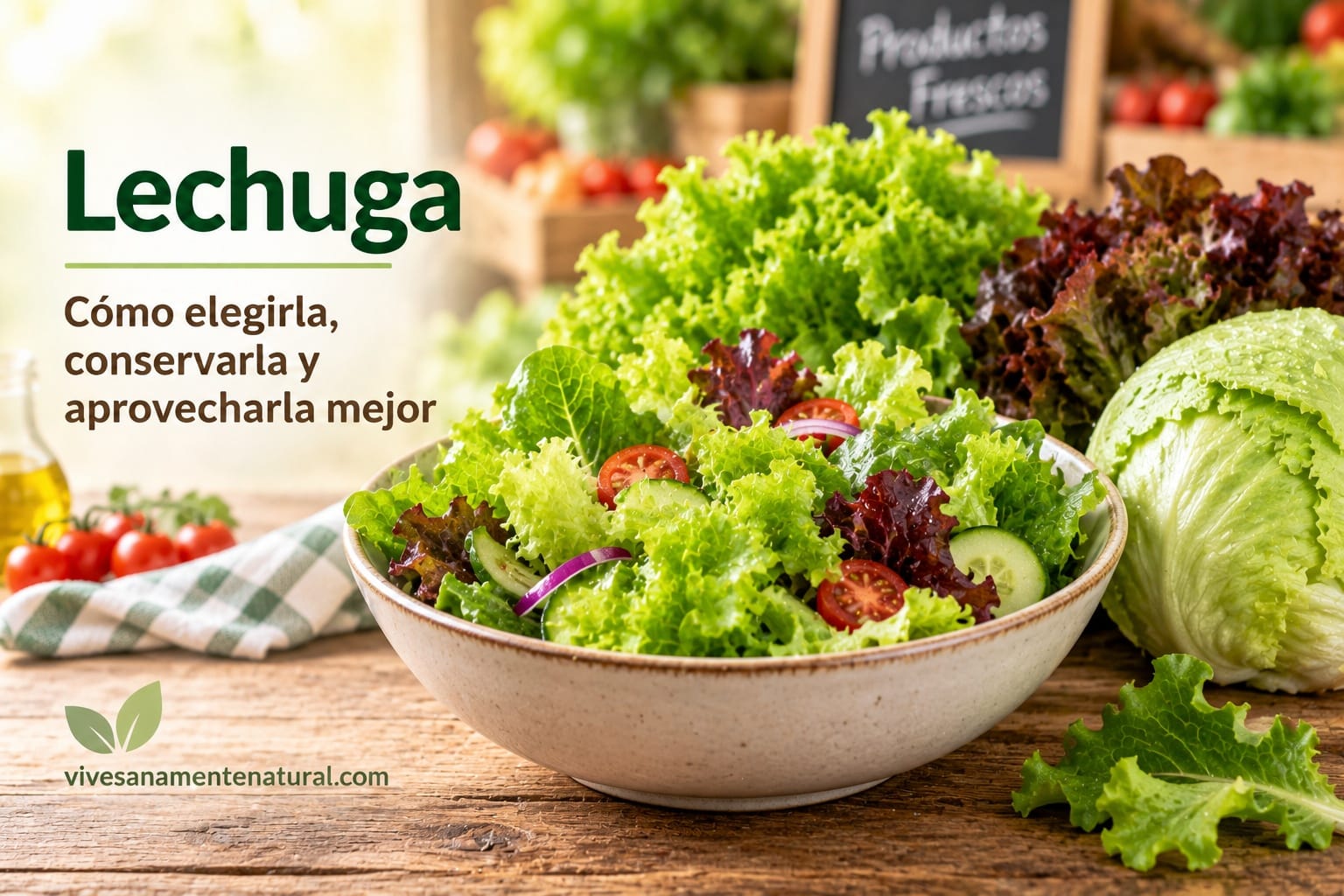 Lechuga: cómo elegirla y conservarla