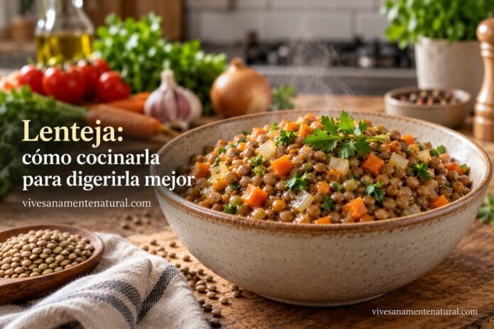 Lenteja: cómo cocinarla para digerirla mejor