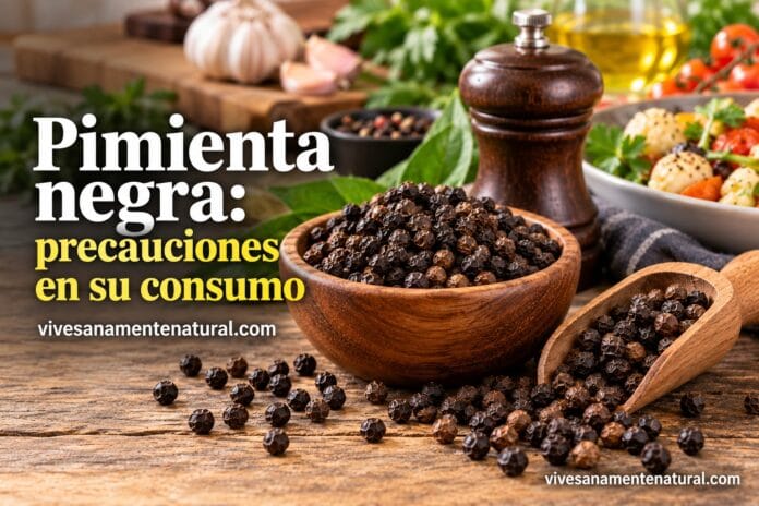 Pimienta negra: precauciones en su consumo