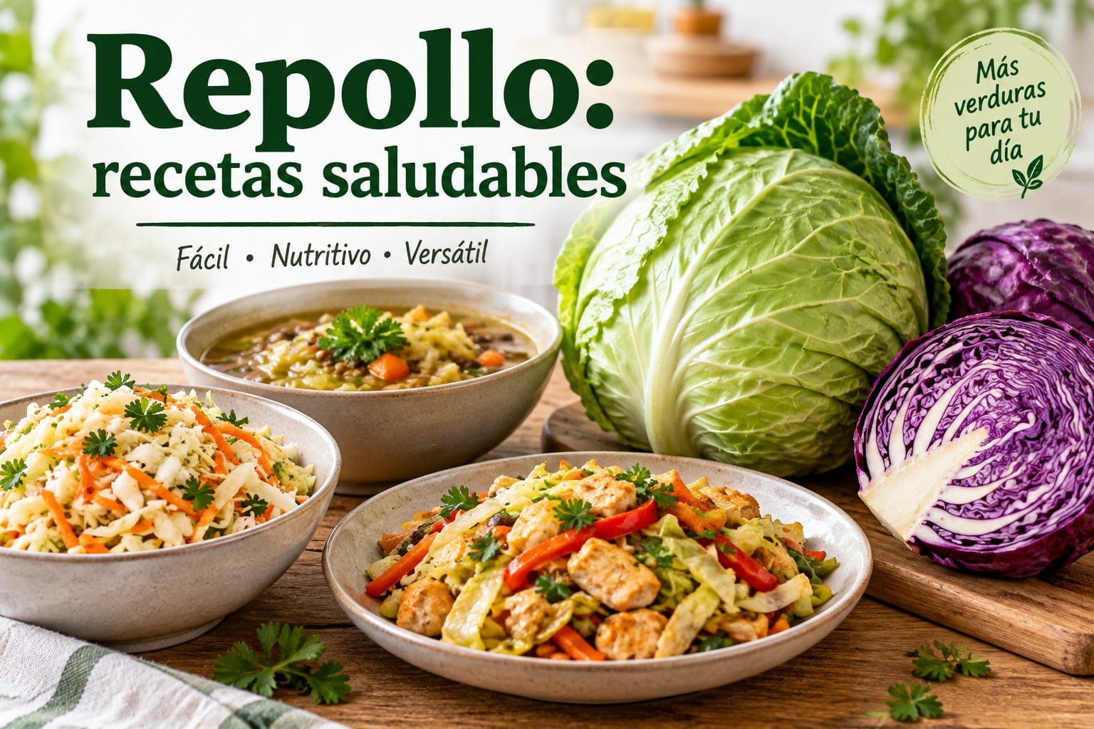 Repollo: recetas saludables