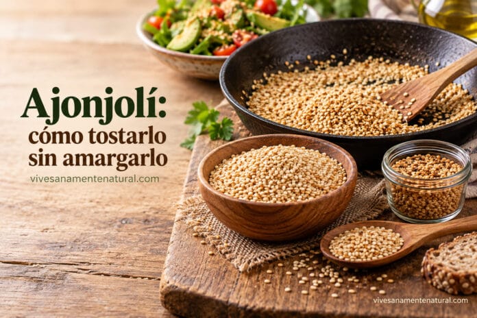 Ajonjolí: cómo tostarlo sin amargarlo