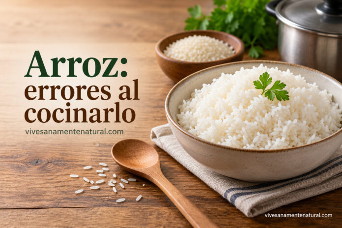 Arroz errores al cocinarlo Arroz: errores al cocinarlo