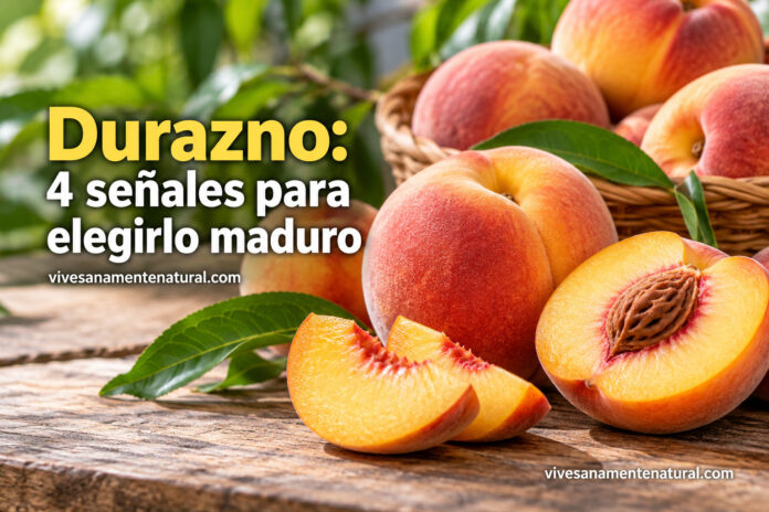 Durazno 4 señales para elegirlo maduro Durazno: 4 señales para elegirlo maduro