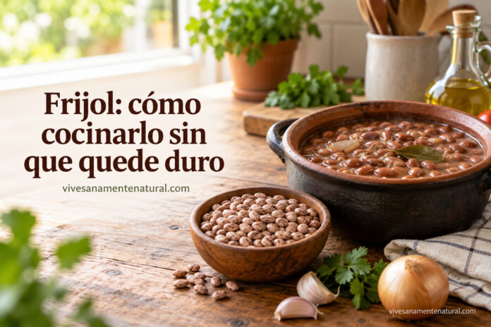 Frijol: cómo cocinarlo sin que quede duro
